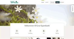 Desktop Screenshot of gruesparebank.no